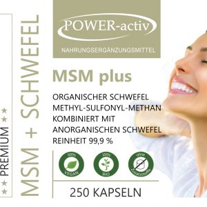 MSM plus Schwefel